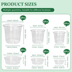 Bluepro Self Watering Pots for Indoor Plants, 4/5/6.5 Inch, 18-Pack