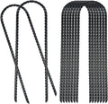 20 Pack 10 Inch Heavy Duty Trampolines Wind Stakes Galvanized Steel Garden Stakes U-Shaped Staples for Landscaping, Camping Tents, Soccer Goals and Garden Decoration
