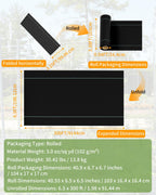 Pterying 6.5x300ft Weed Barrier Fabric, 3oz Heavy Duty for Garden Driveway