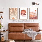 VCK 20x28 Picture Frame Set of 4 - Walnut, Gallery-Quality Wood Poster Frames, 1.1-Inch Wide Border, Polished Plexiglass, Vertical or Horizontal Wall Display for Photo/Art/Prints, Walnut