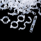 200 Pcs Plant Support Clips,Plastic Clips for Securing Plants,Tomato Vine Clips,Plant Fixing Clips,Garden Clips for Climbing Plants,Grape and Vine Vegetables (200, White)