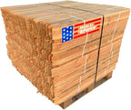 Sandbaggy 48" Wooden Grading Stakes - Heavy Duty for Construction, Gardening, Surveying, Concrete Forms - Chisel Point, Douglas Fir Wood - Made in The USA (2100 Stakes - 2 Pallets)