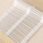 LETAU Wood Window Roman Shades, Bamboo Light Filtering Window Blinds for Indoor Home, Office, Kitchen, Pattern 2