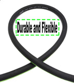 Hybrid Lead In Garden Hose 5/8 IN. x 10 FT, Heavy Duty, Lightweight, Flexible with Rotatable Grip Handle and Solid Brass Fittings
