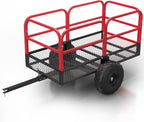 GAOMON Heavy Duty Utility Cart Cargo Trailer, 1700 Lbs 15 Cubic Feet, Yard Utility Trailer with Removable Sides and Handle, Garden Dump Cart for Hauling Behind Lawn & Garden Tractors