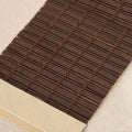 LETAU Cordless Wood Window Roller Shades, Bamboo Light Filtering Window Blinds for Indoor Home, Office, Kitchen, Pattern 8