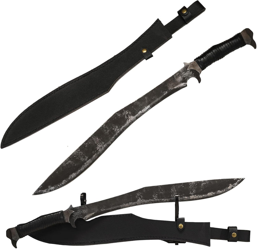 High Manganese Steel Blade Machete for Cutting Trees Heavy Duty Full Tang Outdoor Survival Hunting Tactical Sword