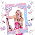 Birthday Photo Booth Props,18pcs Theme Party Decoration Music in My Era Photo Frame Supplies for Party Decoration