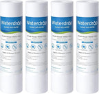 Waterdrop 5 Micron 10" x 2.5" Whole House Water Filter Replacement Cartridge, Sediment Water Filter Replacement for Any 10 inch RO Unit, Aqua-Pure® AP110, Culligan® P5, WHKF-GD05, 4 Pack