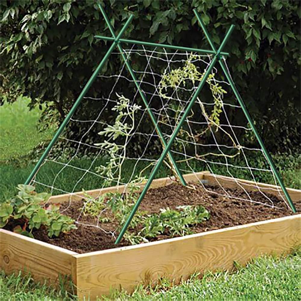 4ft Plant Stakes 50pack, 5/16 Inch Dia Garden Stakes, 48inch Garden Poles Tree Stake, Cucumber Potato Stake Fence Stake Never Rust