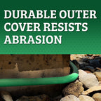Flexzilla Colors SwivelGrip Garden Hose 5/8 in. x 50 ft., Lightweight All-Weather Water Hose, Durable and Flexible, Leak-Free Connections, Forest Green