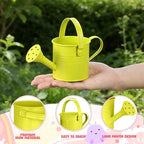 5 Pack Small Metal Watering Can for Kids, Mini Plant Water Pot for Indoor Outdoor Gardening, Cute Toddler Beach Sand Bath Toys with Sprinkler Head, Tiny Succulent Bonsai Cans, 6oz