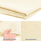 Homimp Plant Covers Freeze Protection, 4 Pack Frost Covers with Zipper Drawstring (23.6" x 31.5") Plant Protection Cover Bags for Outdoor Winter Frost Cold Weather Shrubs Trees Jacket Covers(Yellow)