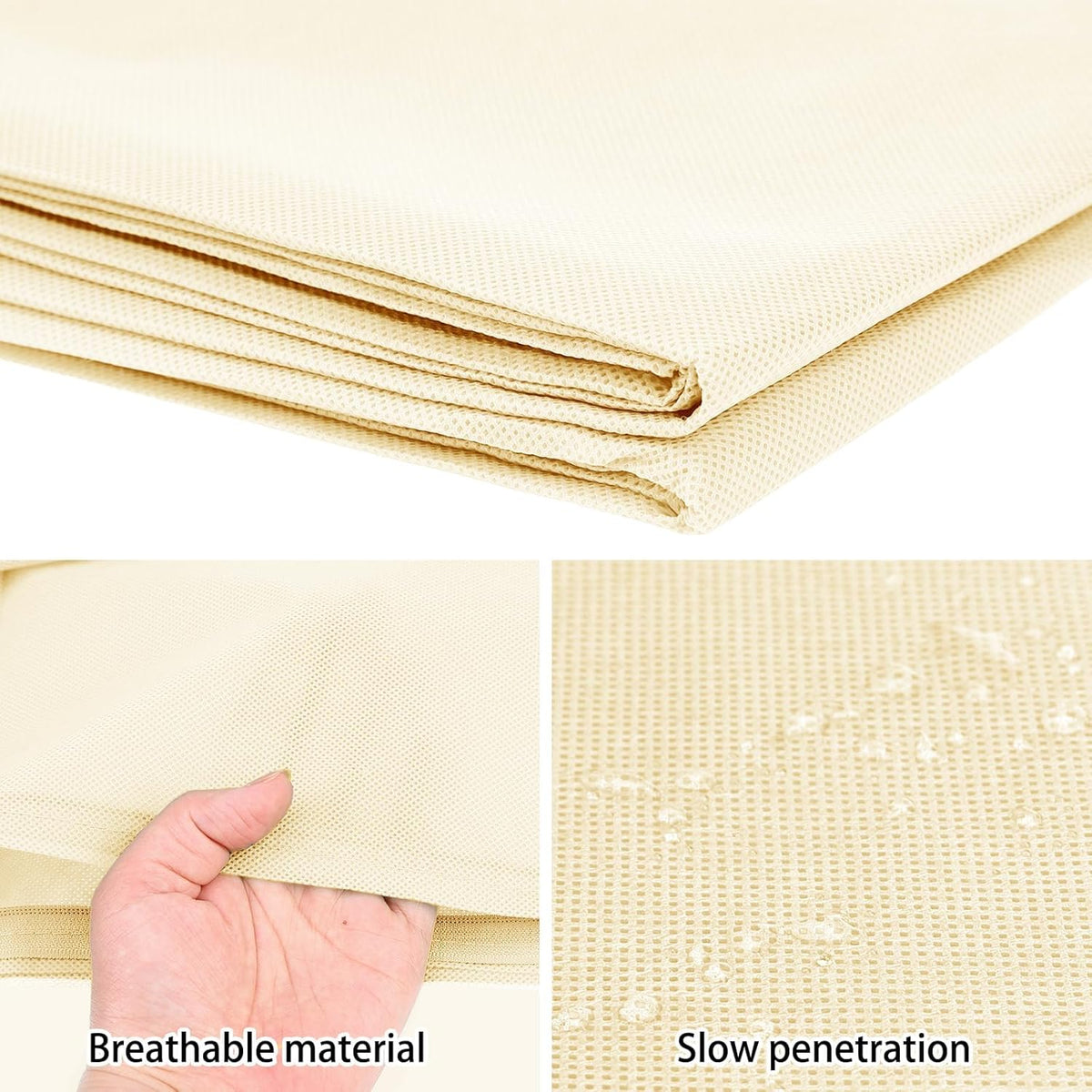 Homimp Frost Protection for Plants,Plant Covers Warm Plant Protection Cover Bags for Winter Frost Cold Weather Shrubs & Trees Jacket Covers (Yellow, 31.5" W x 47.3" H(8 PCS))