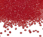 PATIKIL 10000 Pcs Wedding Table Scatter Confetti Crystals 4.5mm Acrylic Diamonds Vase Fillers Gems for Table Centerpiece Decorations Party Vase Beads, Date Red