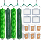 19 Replacement Part Accessories for iRobot Roomba Plus 504 Vac & max 705 vac Vacuum Cleaner, 4 Roller Brush 4 Hepa Filter 6 Dust Bags 6 Side Brush 1 Cleaning Brush