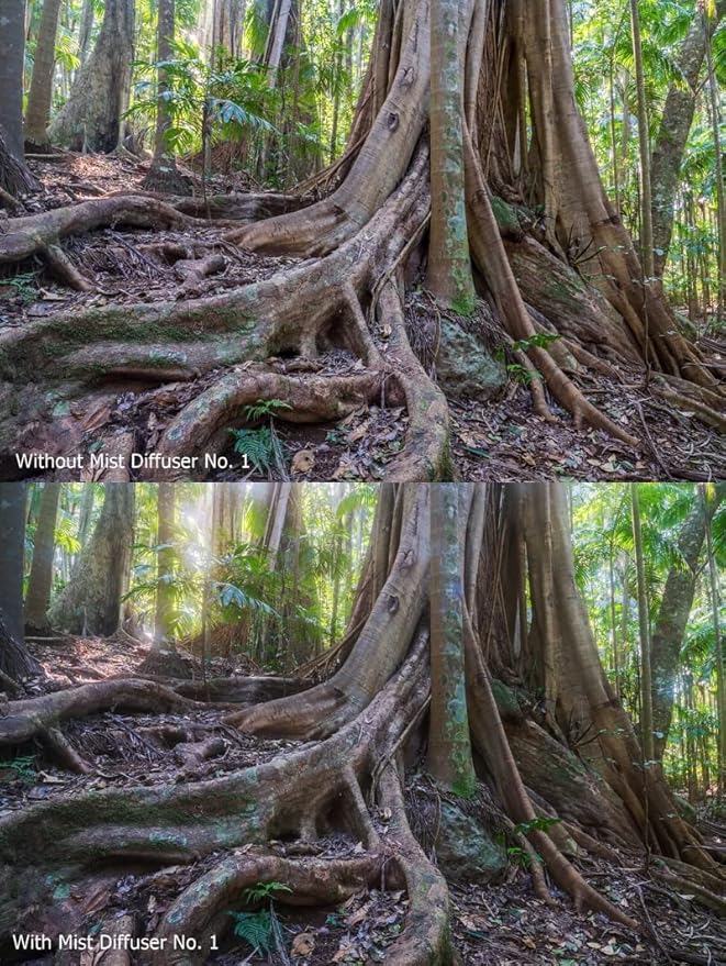 Hoya 72mm Mist Filter Black Diffuser No. 1 - Black Mist Filter for Camera Lenses - Soft Diffusion Effect for Portrait Photography & Cinematic Look, Reduces Contrast & Softens Wrinkles