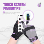 HANDLANDY Women Safety Work Gloves Utility Touch Screen Working Grip Glove for Yardwork Gardening Breathable Mechanic Gloves