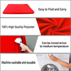 8x10FT Red Screen Backdrop for Photography Red Photo Booth Backdrop for Photography Background Video Recording Parties Curtain