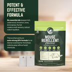 Deb's Ranch Cinnamon & Peppermint Mouse Repellent Pouches | 25% Essential Oils | Hangable Rodent Deterrent for House, RV & Car, 10-Pack
