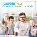 ICEPURE PLUS NSF53 DA97-17376B Replacement for HAF-QIN/EXP, HAF-QIN, DA97-08006C, RF23M8070SG, RF23M8070SR, RF23M8090SG, RF23M8090SR, AQF-DA97-17376B Refrigerator Water Filter, 2PACK