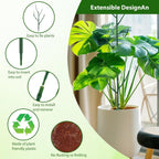 15 Pack Stackable Plant Support Stakes, Garden Trellis for Climbing Plants Indoor and Outdoor Use, Plant Accessories for Potted Plants Monstera, Plant Sticks for Climbing Plant Stems