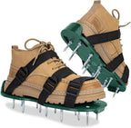 Aerator Shoes with Adjustable Strap,Heavy Duty Spikes for Grass Aerating Patio Garden,Fully Assembled Aerating Shoes for Yard Patio Lawn Garden