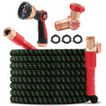 Pocket Hose Ballistic Double UV Edition 100 FT Expandable Garden Hose w/Pocket Pivot Swivel Connector, Anti-Burst Sleeve Reinforced w/Bulletproof Fiber, Lightweight, No-Kink, Compact, AS SEEN ON TV