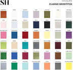 Solino Home Linen Table Runner 108 Inches Long - 100% Pure Linen Cinnamon Table Runner 14 x 108 Inch for Fall, Autumn, Halloween, Thanksgiving - Classic Hemstitch