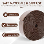 LukLoy 2" Wide 20ft Long Vinyl Straps for Patio Chairs Repair DIY + 20 Rivets, Replacement Straps for Lawn Chairs Patio Garden Balcony Outdoor Lounge Dining Furniture Repair, Brown