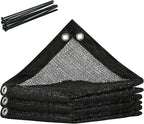 Royal Shade 50% Black Shade Cloth Custom Size 11FT x 46FT Mesh Tarp with Grommets for Garden Patio, Plant Shading, Greenhouse, Pergola, Chicken Coop, Dog Kennel, Lawn. (We Make Custom Size)
