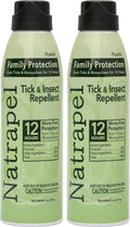 Natrapel Tick & Insect Repellent Eco-Spray - Bug Spray with 20% Picaridin - Family Protection Against Mosquitoes, Ticks & More - Up to 12 Hours of Protection - 6 oz (2 Pack)
