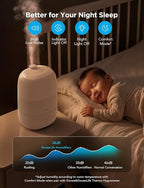 GoveeLife Smart Humidifiers for Bedroom, 3L Top Fill Cool Mist Humidifiers with Essential Oil Diffuser, Humidity Control, WiFi Air Humidifier with Night Light, for Baby, Plants, Home, Work with Alexa