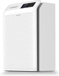 Air Purifiers for Home Large Room, Cover Up to 1,996 Ft² with True HEPA Filter & Washable Pre-Filter, Sleep Mode, PM2.5 Air Quality Monitor, Air Purifier for Bedroom, Pet Hair, Dust, Smoke, White