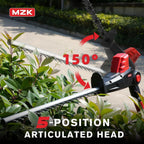 MZK 20V Cordless Hedge Trimmer, Bush & Shrub Cutter, 23-Inch Blade