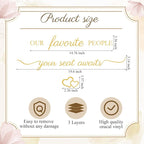 3 Pcs Wedding Seating Chart Decal Stickers DIY Our Favorite People Your Seat Awaits Vinyl Decal Wedding Sign Decor Seating Chart Board Mirror Stickers(Gold)