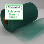 Hunter Green Tulle Fabric Rolls 6 Inch by 100 Yards (300 feet) Fabric Spool Tulle Ribbon for DIY Tutu Bow Baby Shower Birthday Party Wedding Decorations Christmas Craft Supplies