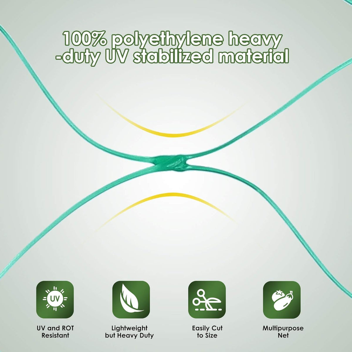 Ruolan Bird Netting for Garden Protect Vegetable Plants and Fruit Trees13X82Ft,Plastic Trellis Netting for Birds, Deer,Squirrels and Other Animals