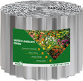 SnugNiture Corrugated Metal Garden Edging,6" x 40' Sturdy Lawn Edging Border,Landscape Edging Border for Lawn, Flower Bed,Garden and Yard