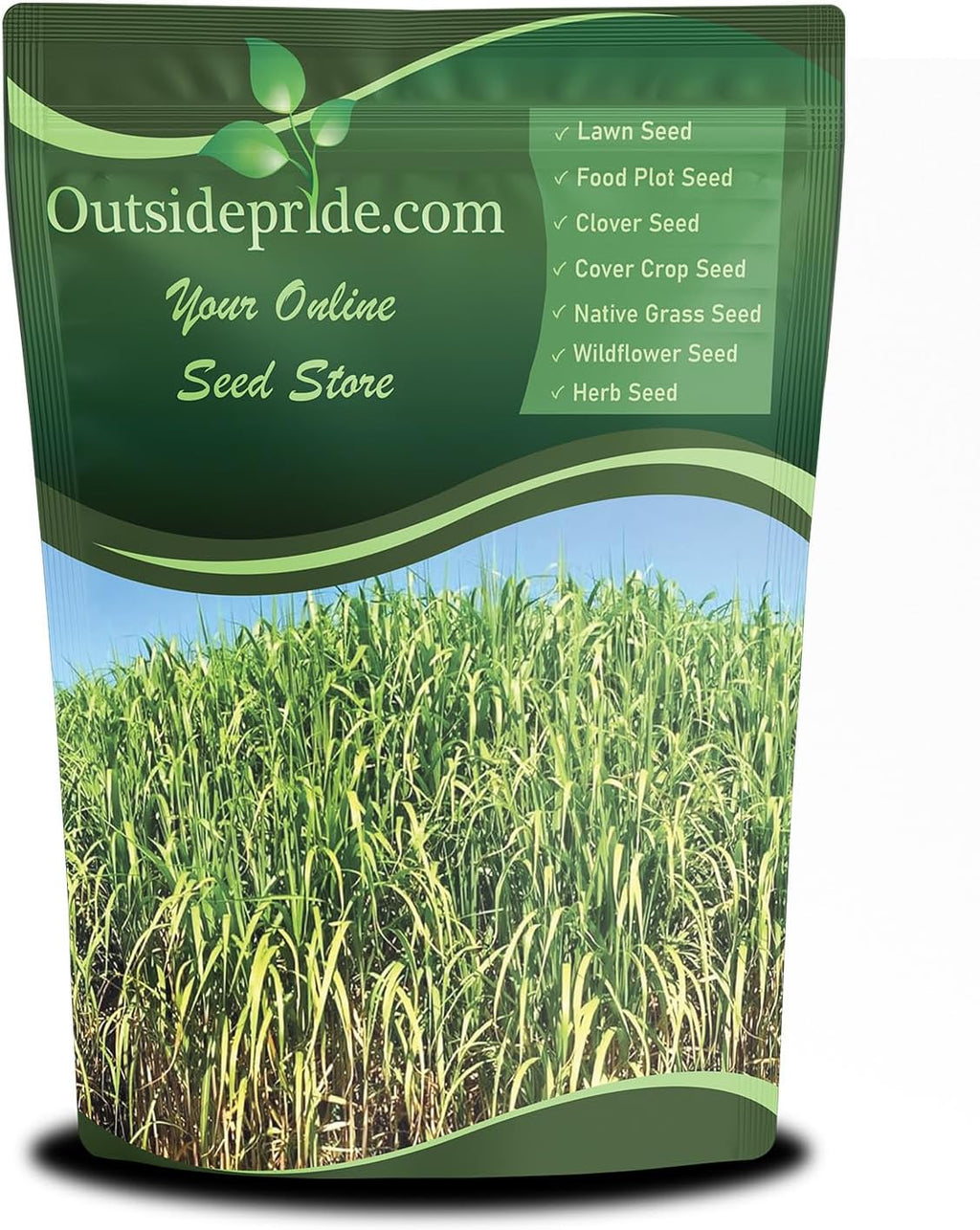 Outsidepride Switchgrass Seed - 10 lbs. Perennial Hardy, Drought & Flood Tolerant Native Grass Seed Ideal Fast-Growing Grasses for Erosion Control, Wildlife Forage & Food Plots, Thrives in Poor Soil