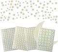Glow in The Dark Stars and Moon, Realistic No Dots No Squares Set. Star Shaped Stickers and Moon, Luminous Adhesives for Room, Wall, Bedroom, Light up Your Ceiling and Living Room