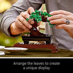 LEGO Botanicals Bonsai Tree Building Set - Artificial Bonsai Tree Plants for Home Decor, Adults Ages 18+ - Faux, Fake Plants for Table, Desk, Office - Birthday Gift for Men & Women - 10281