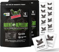 BugBarrier's Extra-Strength Mouse Repellent Deterrent Pouches, USDA 99% Biobased, Peppermint & Rosemary Oils Repel Mice Nesting in Car, RV, Boat, Garage, Shed, Cabin Made in The USA (Pack of 12)