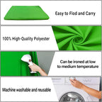 10x10FT Green Screen Backdrop Big Solid Color Photography Background for Video, Studio, Photo, Live, Editing Green Backgrounds