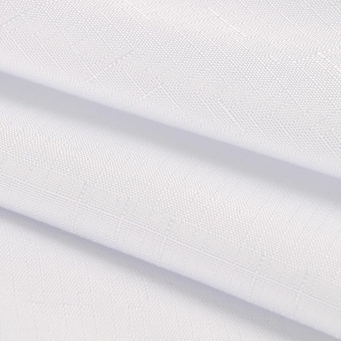 Outdoor Tablecloth Wrinkle-Free Stain Resistant Waterproof Polyester Fabric Table Cover with Zipper Umbrella Hole for Picnic/Party/Dinner/Patio Garden(60×60inch Square,Zippered,White)