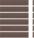 Metal Landscape Edging Kit - 6PCS 40" L x 8" H Each (20ft Total) Galvanized Bendable Garden Edging for Lawn Yard- No-Dig Hammer-in Heavy Duty Metal Edging Border with 6 Clips