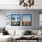 VCK 22x28 Poster Frame Set of 4 - Black, Gallery-Quality Wood Picture Frames, 1.1-Inch Wide Border, Polished Plexiglass, Vertical or Horizontal Wall Display for Photo/Art/Prints, Black