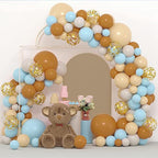 Wedding Arch Covers Arch Backdrop Cover Arch Stand Covers 7.2FT 6.6FT 6FT Set of 3 Arch Cover Spandex Fabric Stretchy Backdrop for Wedding Birthday Party Decoration Baby Shower (Khaki)