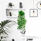 Fake Hanging Plants for Room Decor,1pcs Artificial Potted Plants Vines for Wall Home Office Aesthetic Living Kitchen Bathroom Coffee Table Shelf Indoor Outdoor Farmhouse Patio Decorations