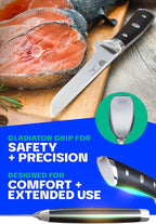Dalstrong Boning Knife - 6 inch - Gladiator Series Elite - Forged German High-Carbon Steel Kitchen Knife - Razor Sharp - Black G10 Handle - w/Sheath - NSF Certified